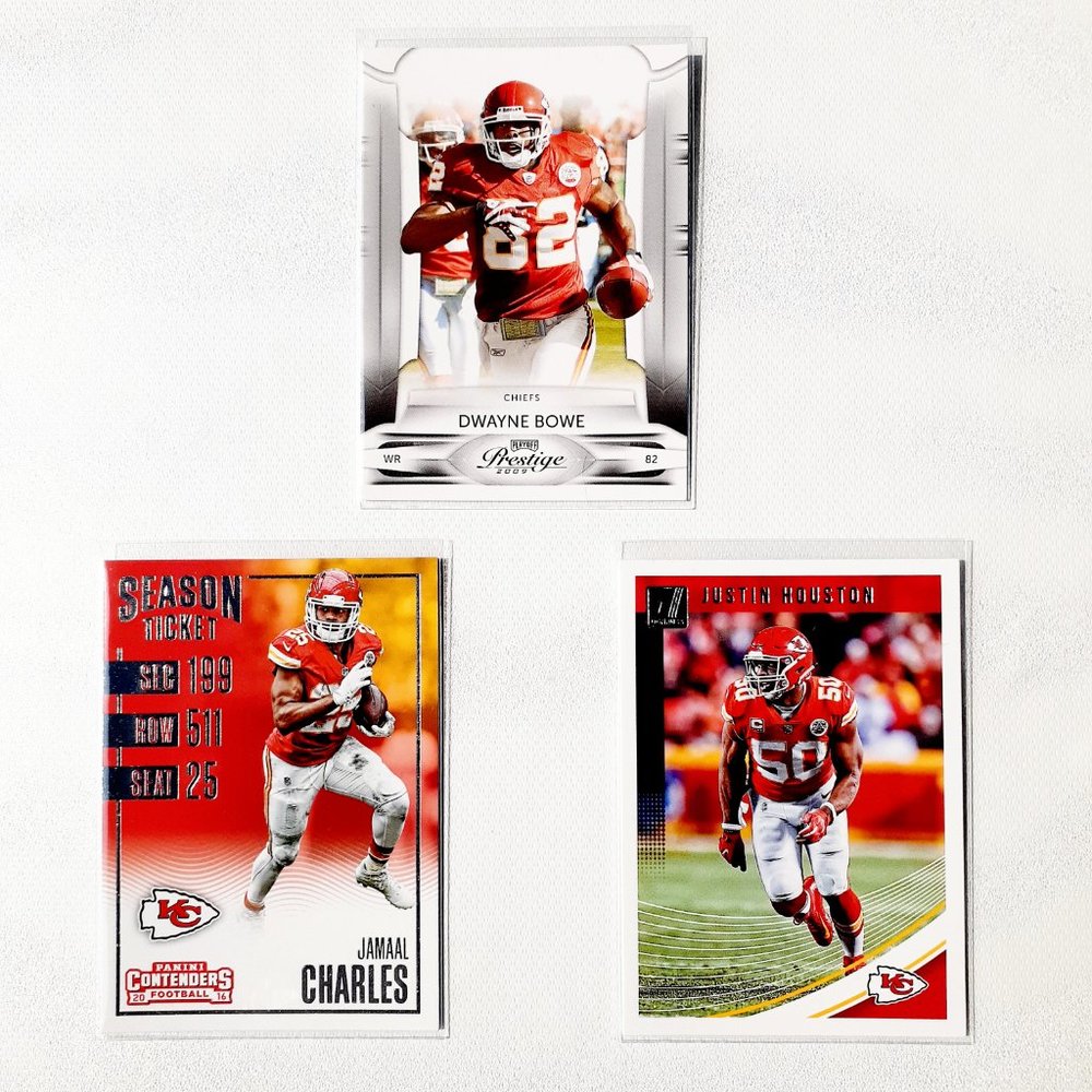 Kansas City Chiefs 9 Card Lot - FBL [16_4] - Picture 7 of 8